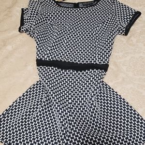 Black and white romper